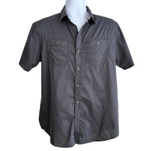 Kuhl Mens Stealth Shirt Blackout Size M Hiking Outdoors Tech Performance